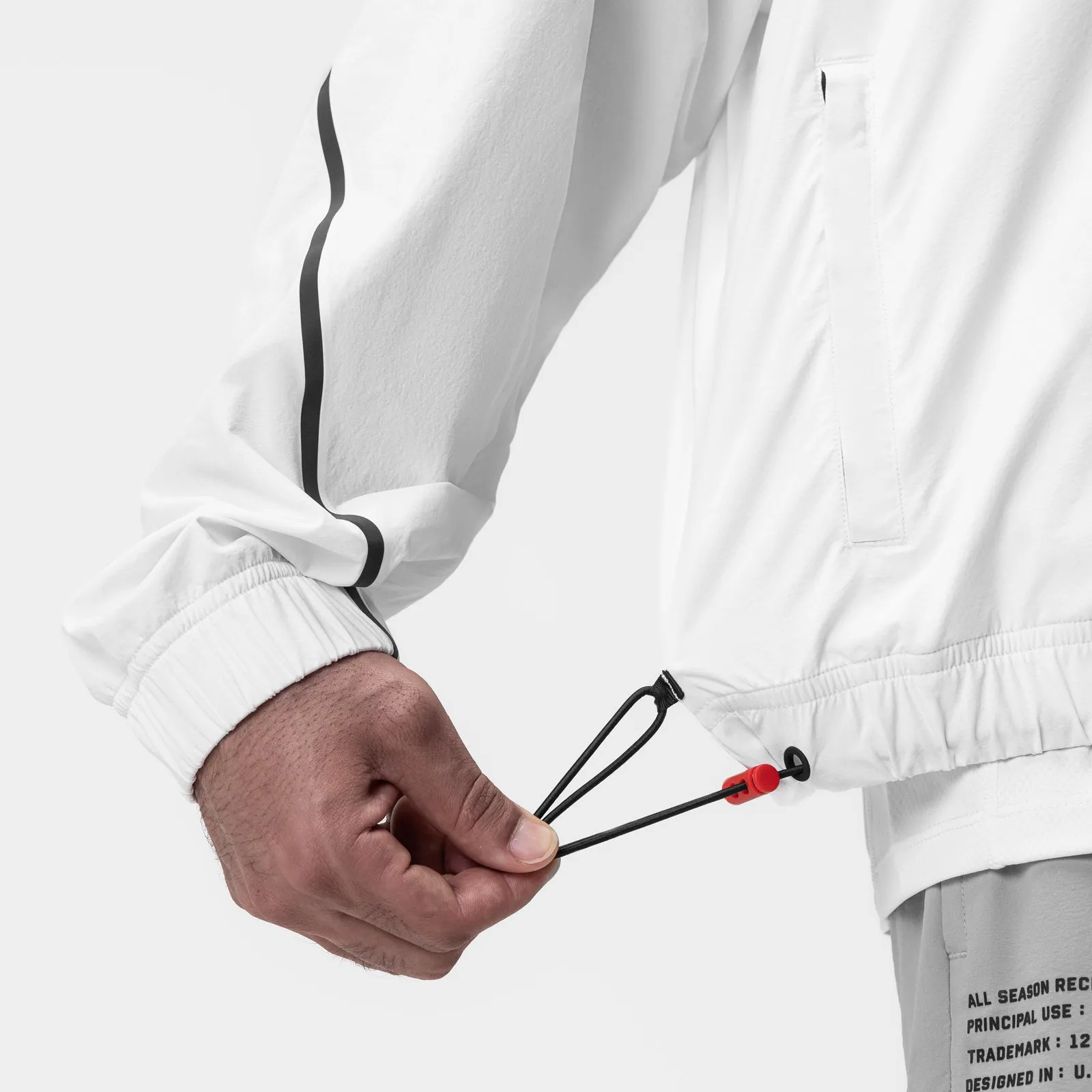 0950. Aerotex™ Track Jacket - White/Black