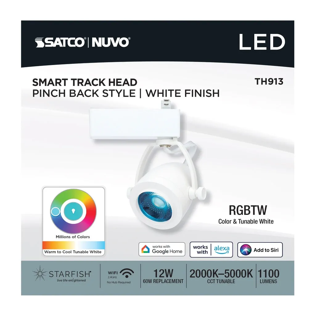 12W LED TRACK HEAD PINCH BACK - STARFISH