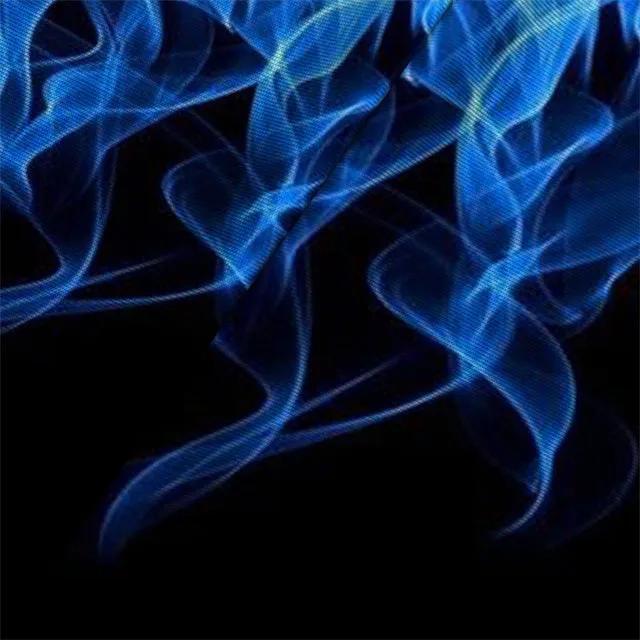3D Print Hoodie with Blue Flame Print