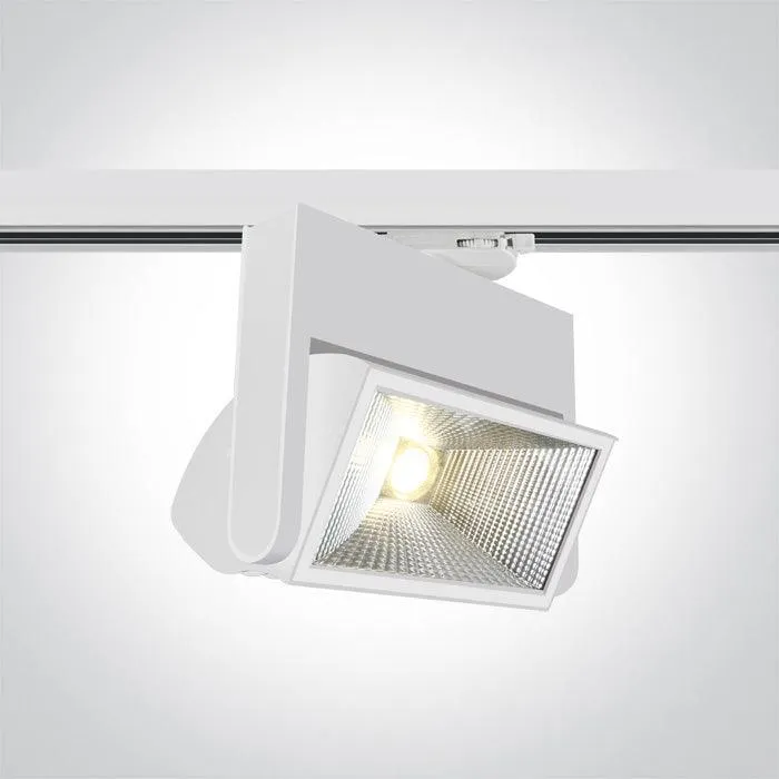 65040T LED 40w CW TRACK SPOT 60deg IP20 230v