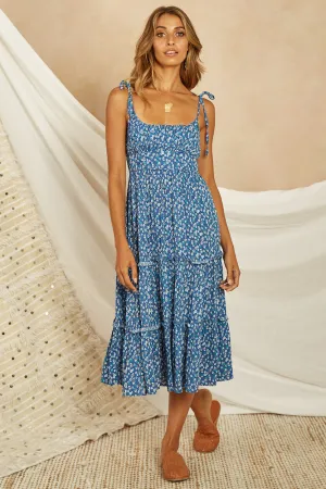 Abbeywood Midi Dress Blue