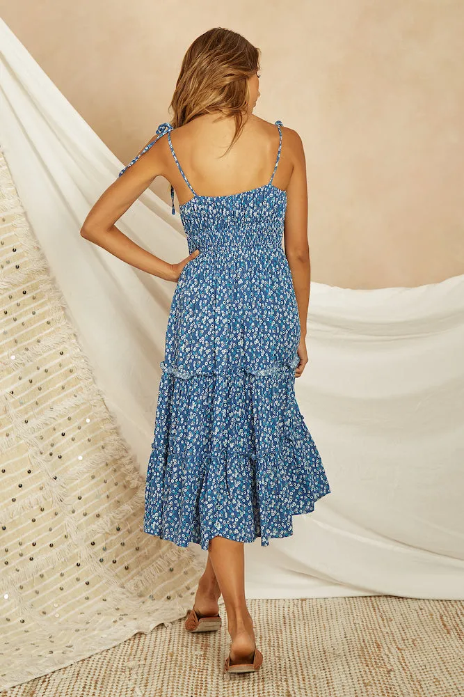 Abbeywood Midi Dress Blue