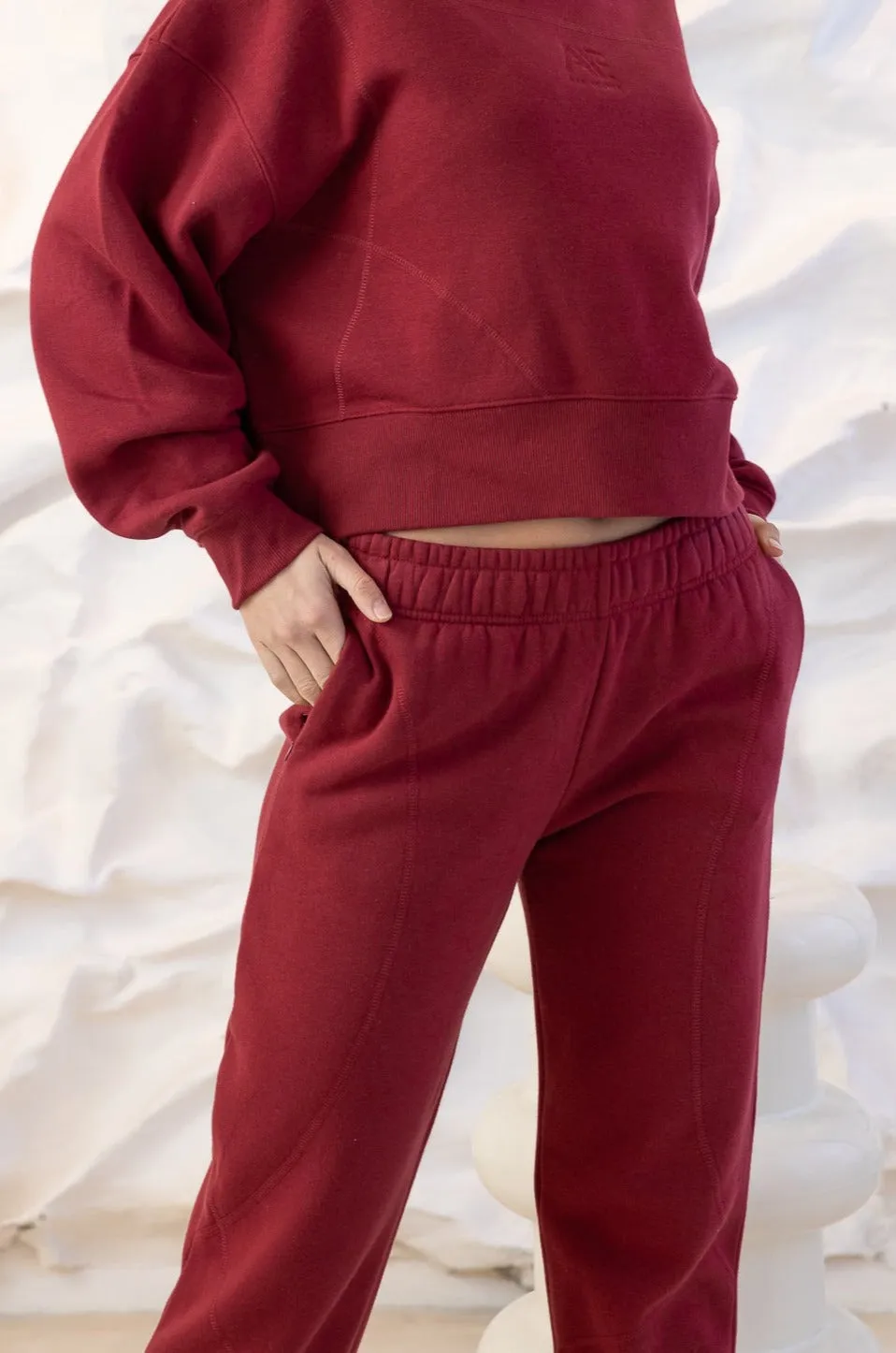 ACTIVE TONAL TRACKPANT - Port