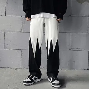 Aesthetic Straight Fit Panel Lounge Track Pant For Mens