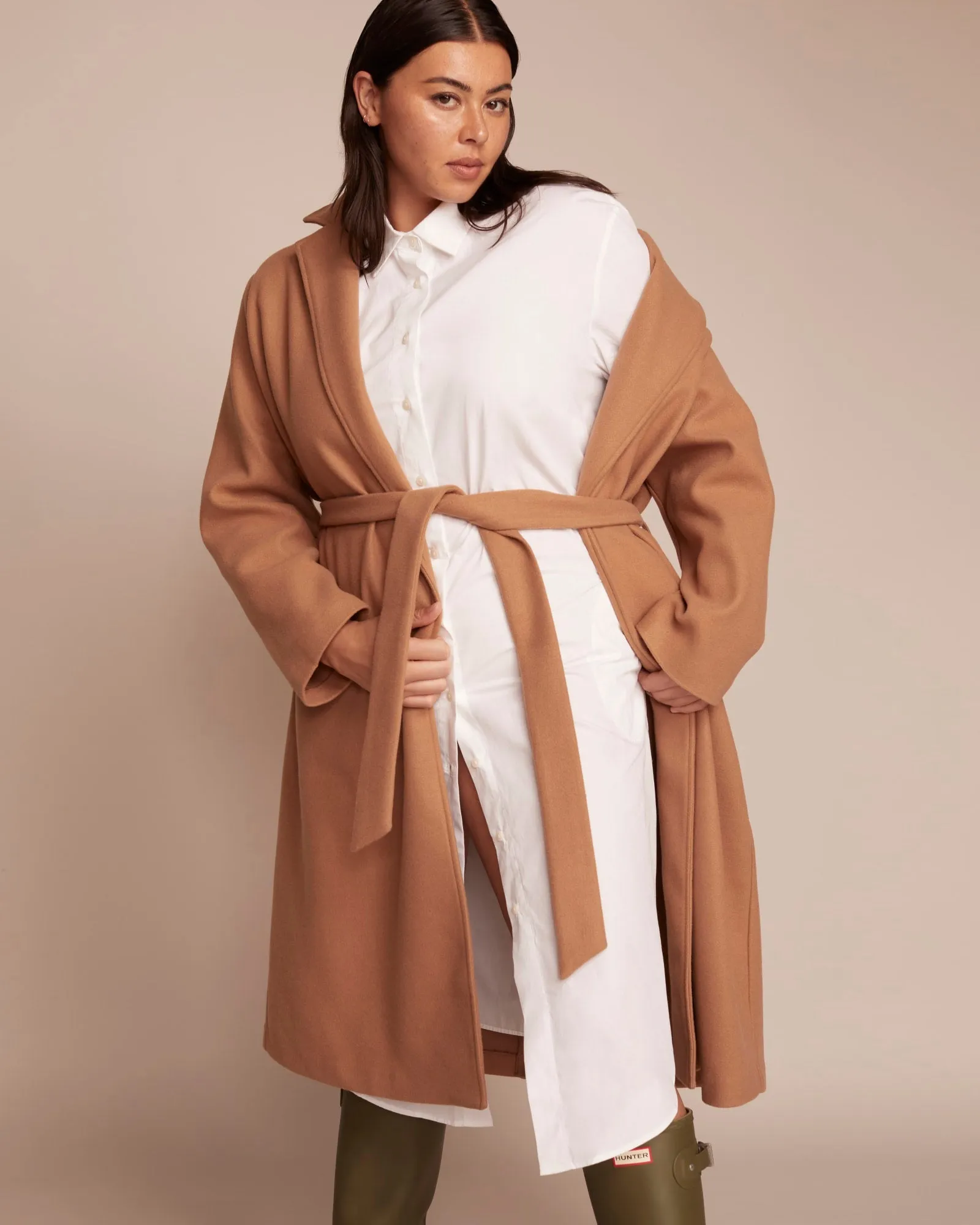 Amena Shirtdress | Optic White