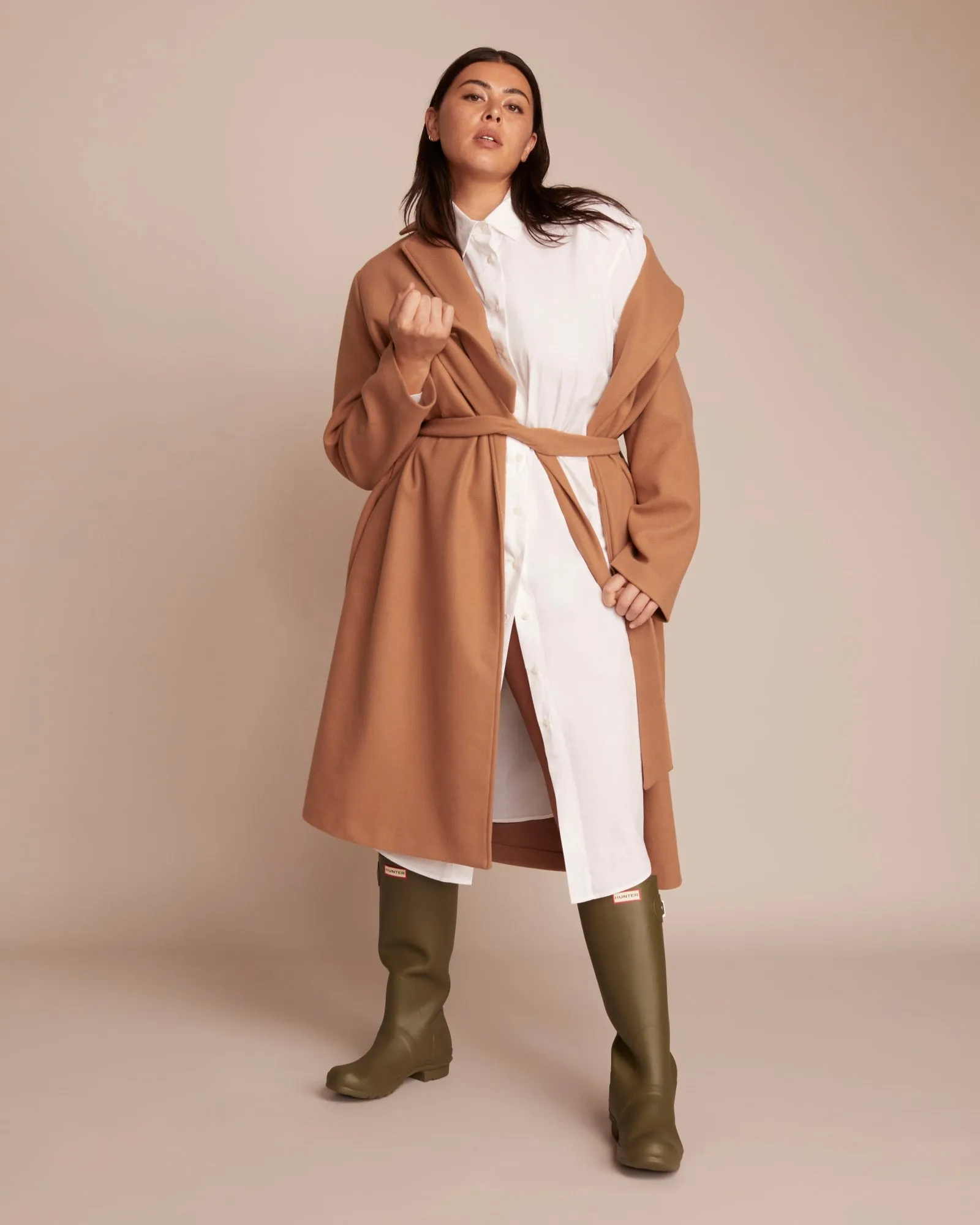 Amena Shirtdress | Optic White