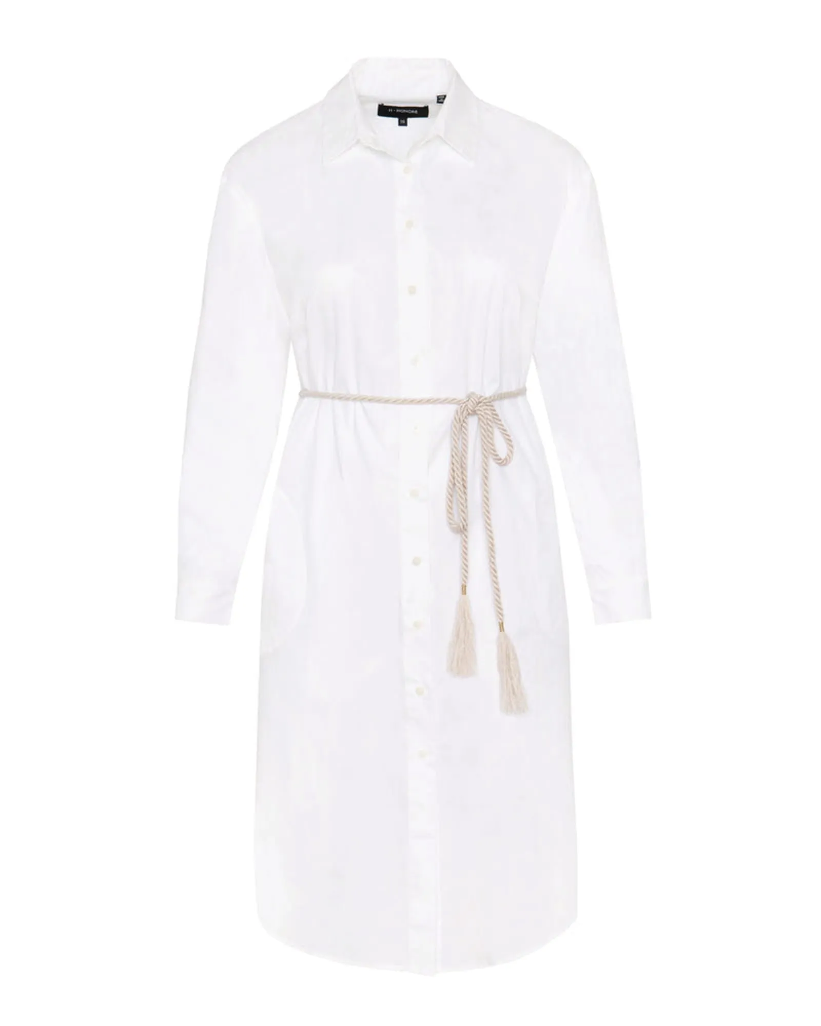 Amena Shirtdress | Optic White