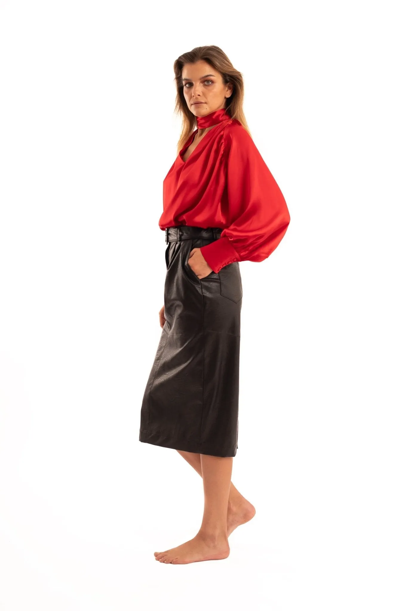 Black Midi Skirt