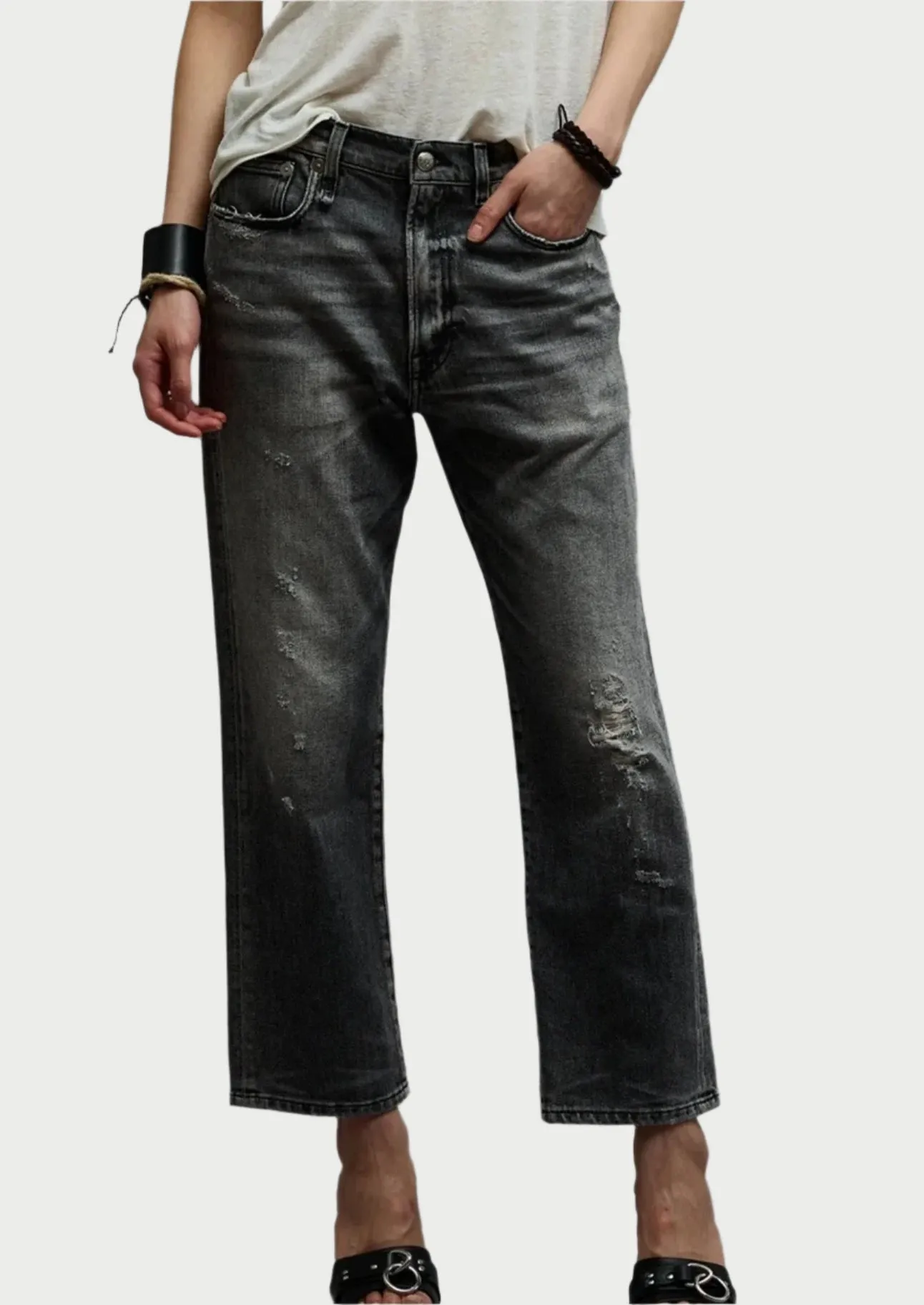 Boyfriend Jean Vintage Grey