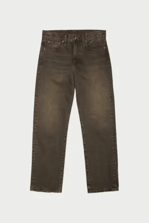 Boyfriend Jeans in Chocolate Brown
