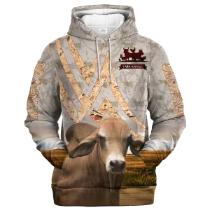 Brahman On A Stone Background Hoodie, Hoodie For Men Women