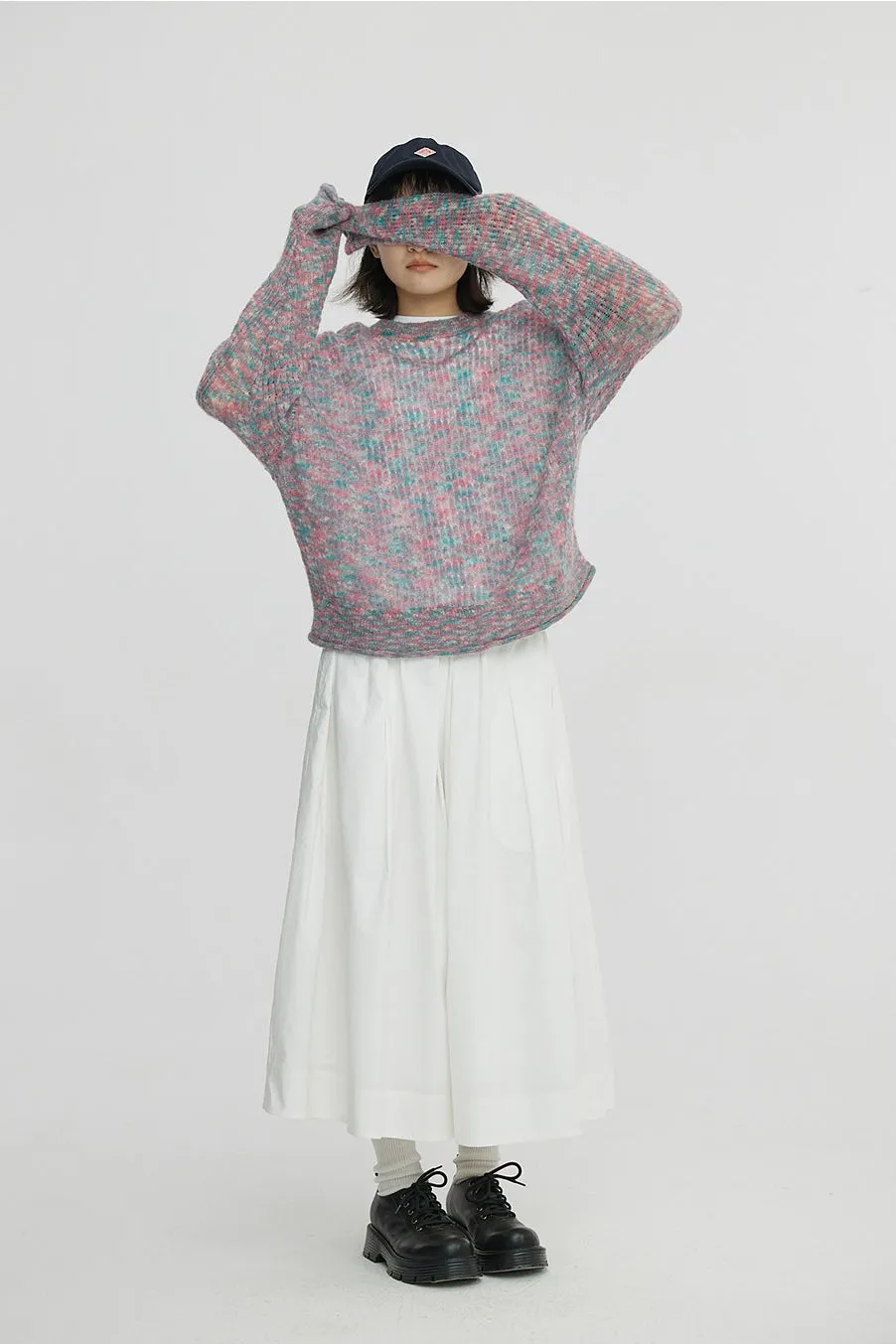 BULVBUTING シンプルコミューターキュロットスカート BLBT021