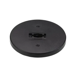 Cal Track Round Line Voltage Monopoint in Black