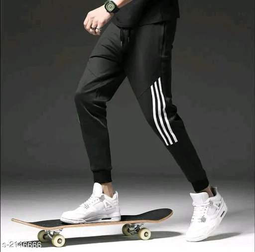 Comfy Voguish Polyester Men's Track Pants