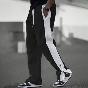 Cool Aesthetic Straight Fit Snap button Pant For Mens