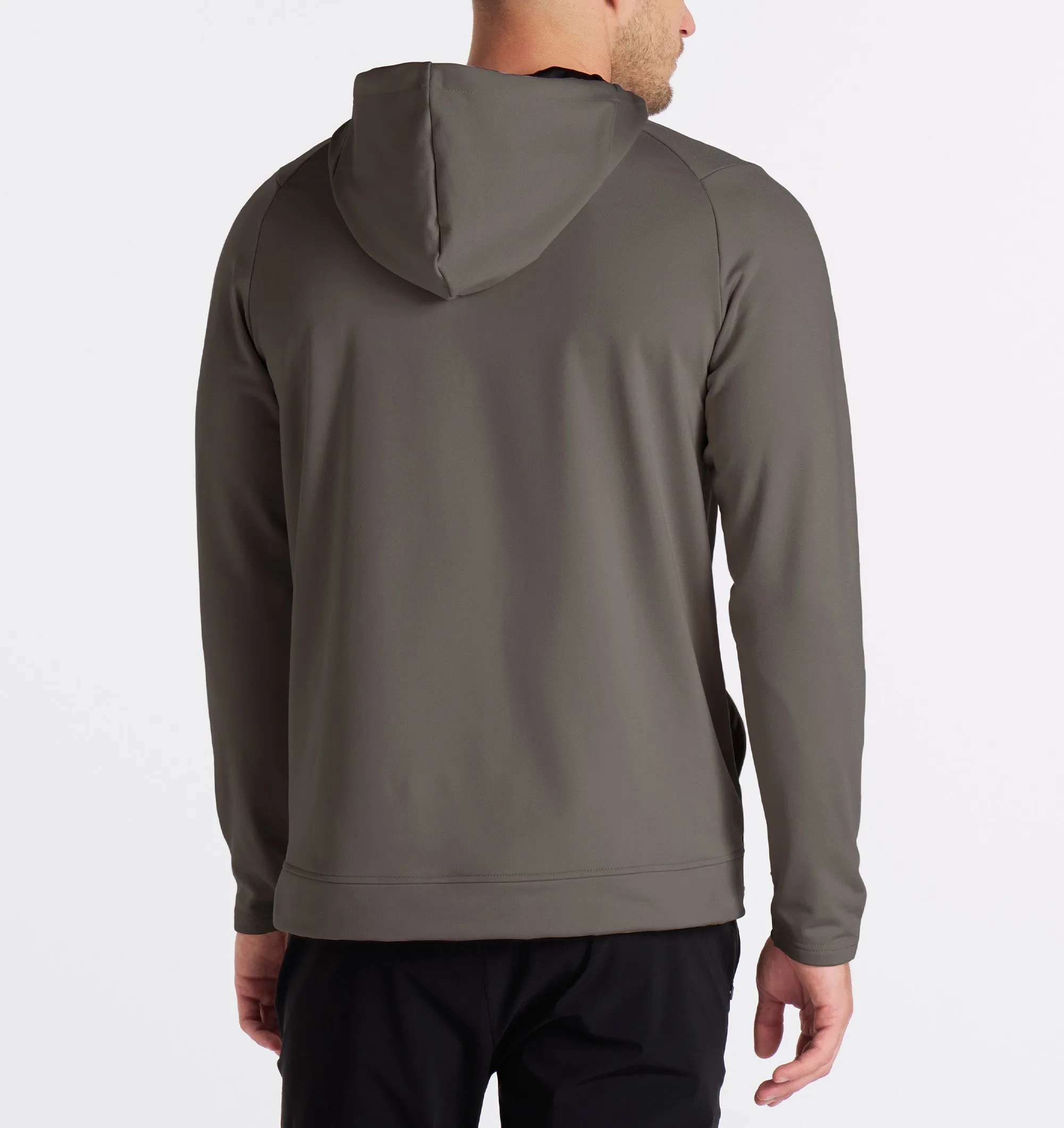 Crossover Half-Zip Hoodie