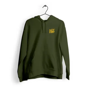 FF Yellow Logo Green Hoodie (Left Pocket)