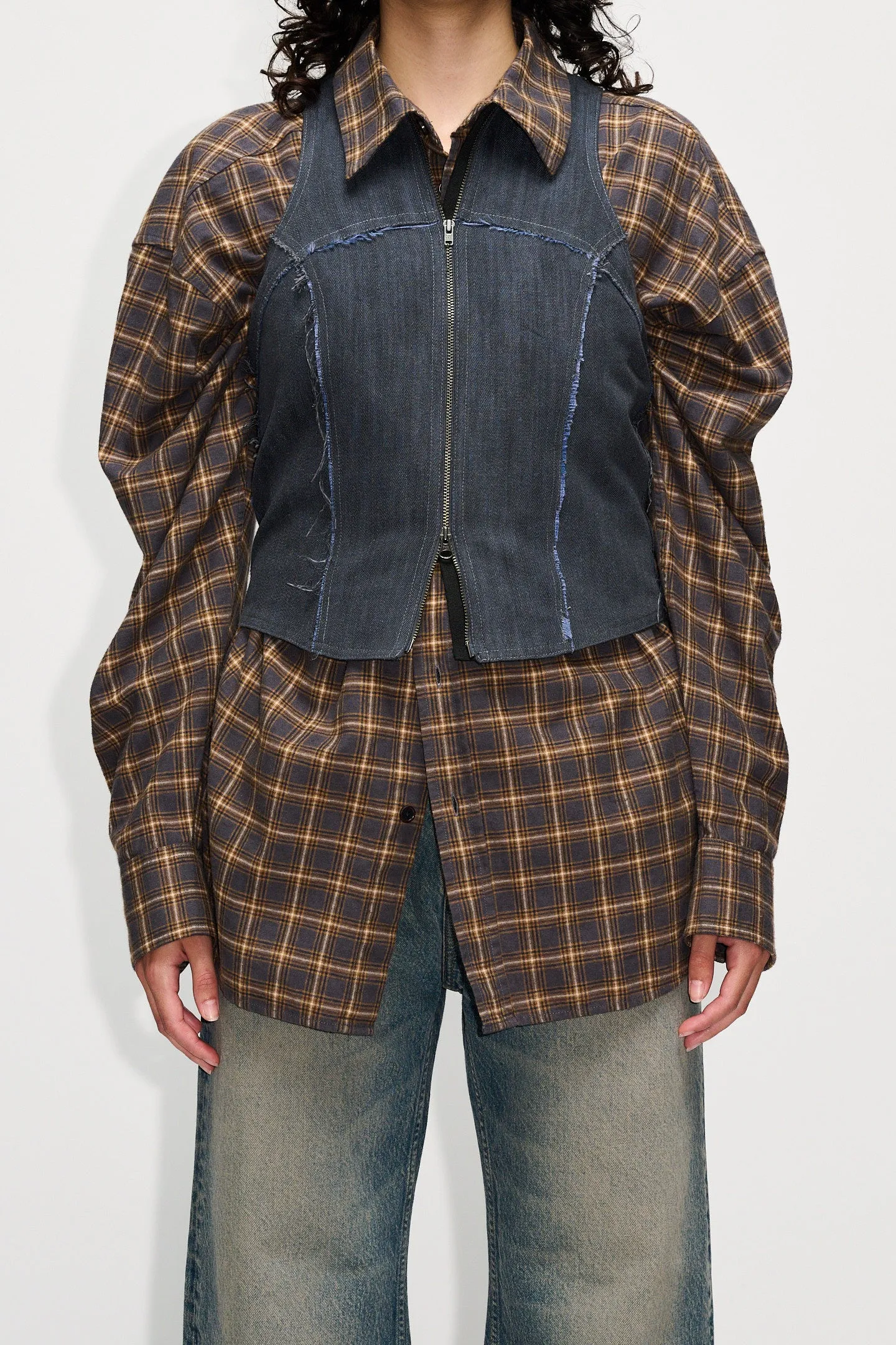 Fitted Zip-up Top