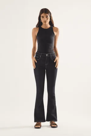 FRANCES LOW BOOTCUT JEAN RINSE