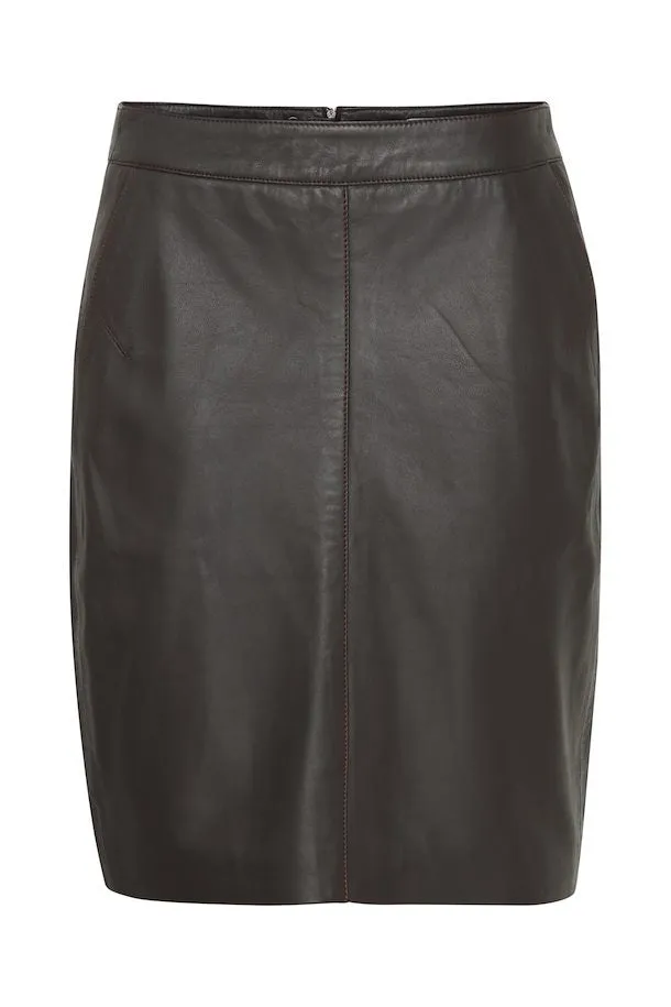 Fransa Neleather  Skirt