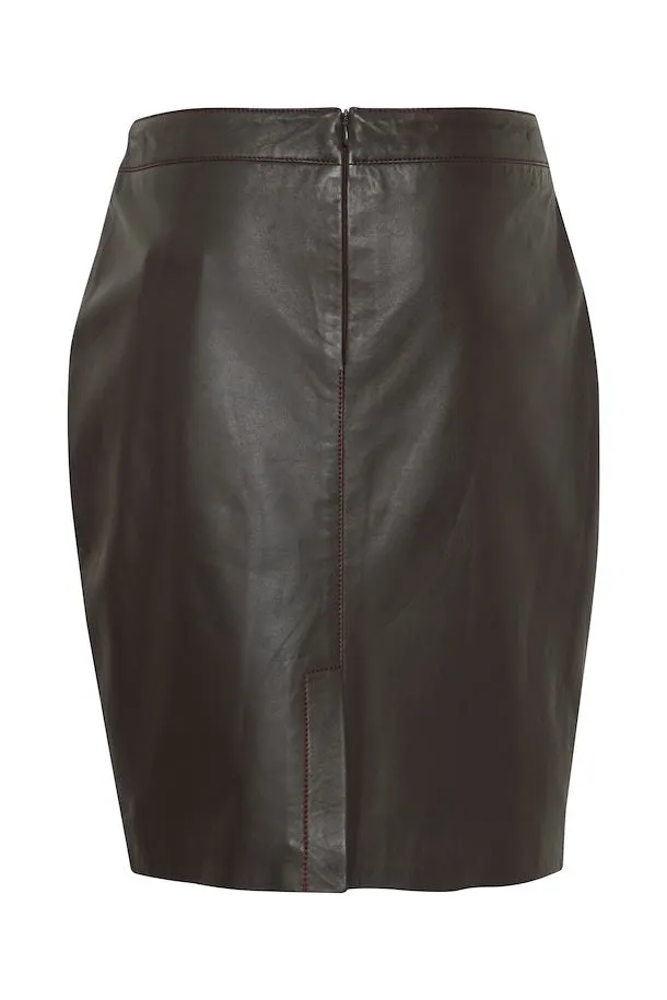 Fransa Neleather  Skirt