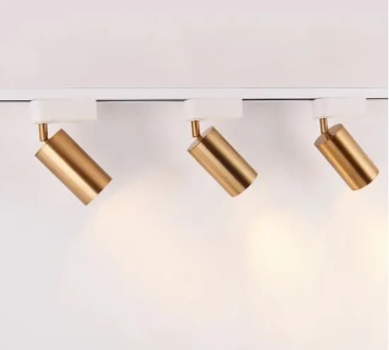 Gronar Vintage Gold Track Lights