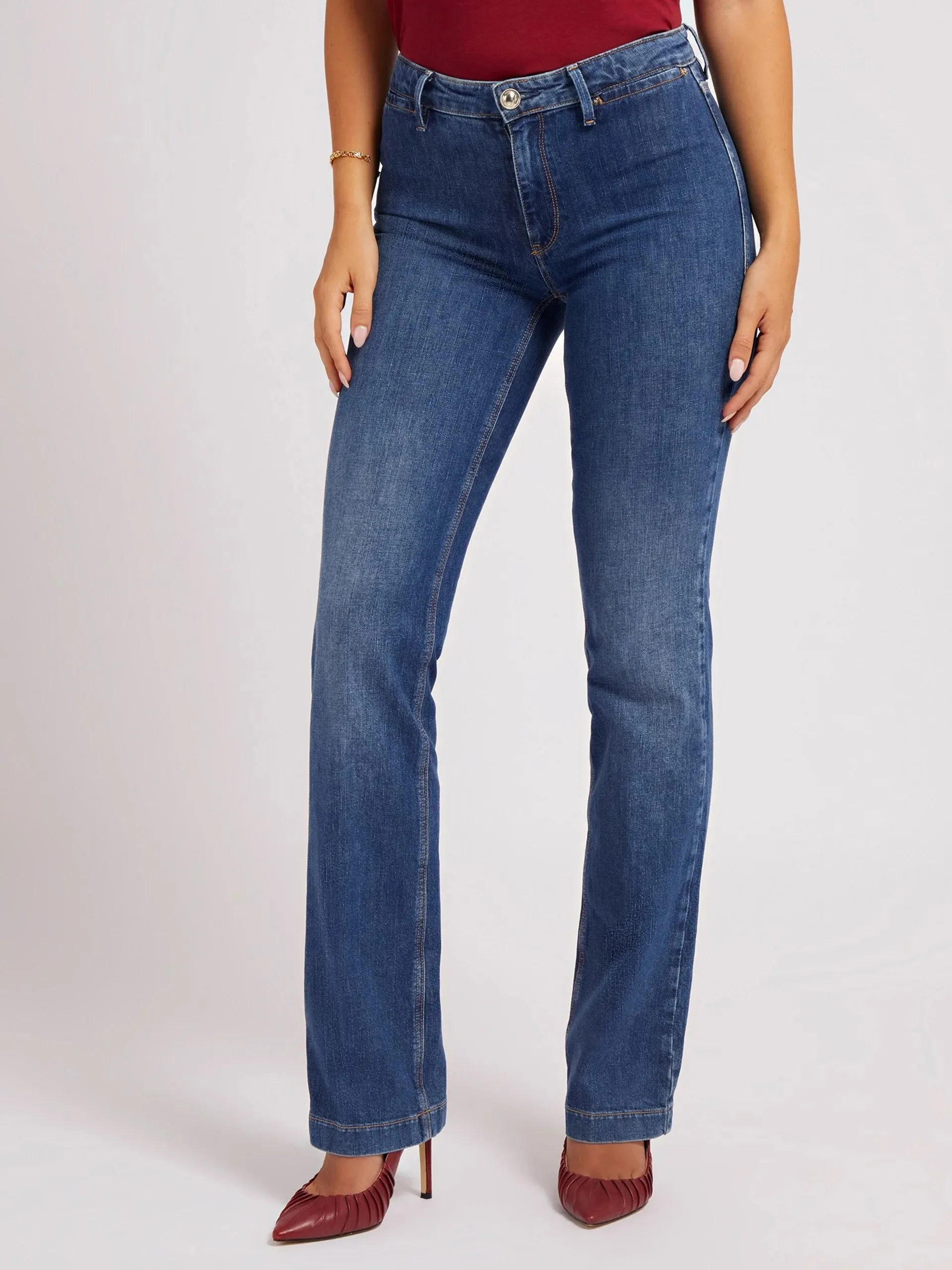 Guess Sexy Straight Jeans, Reborn Denim