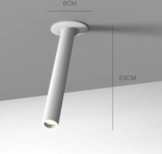 Gunhild Adjustable Industrial Minimalist Spotlight