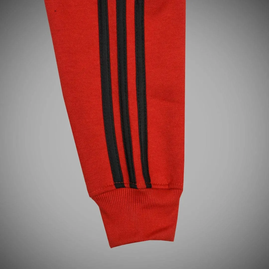 Heavy Fleece  Stripe Track Jacket