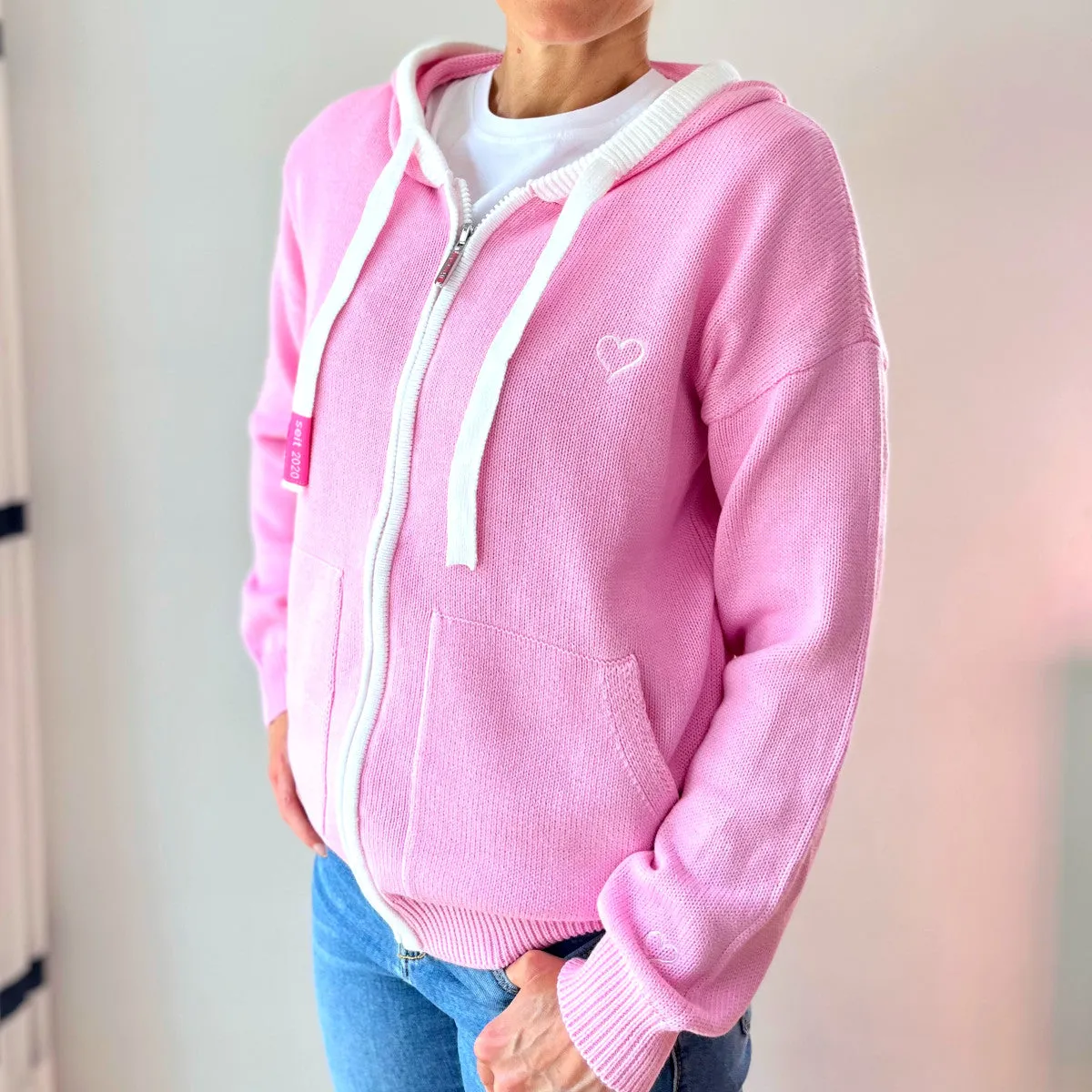 Herzlein® Strickjacke in Rosa