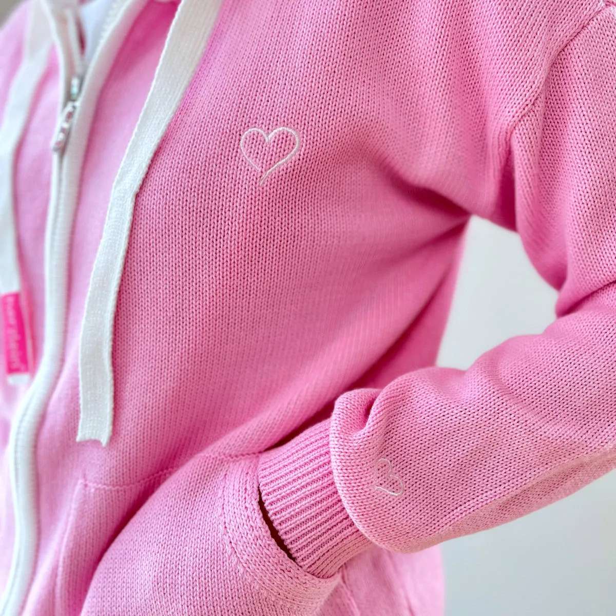 Herzlein® Strickjacke in Rosa