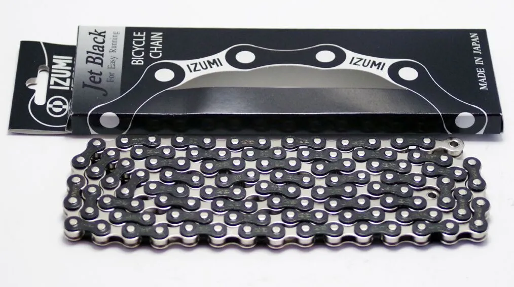 Izumi Track Chain Jet Black and Silver