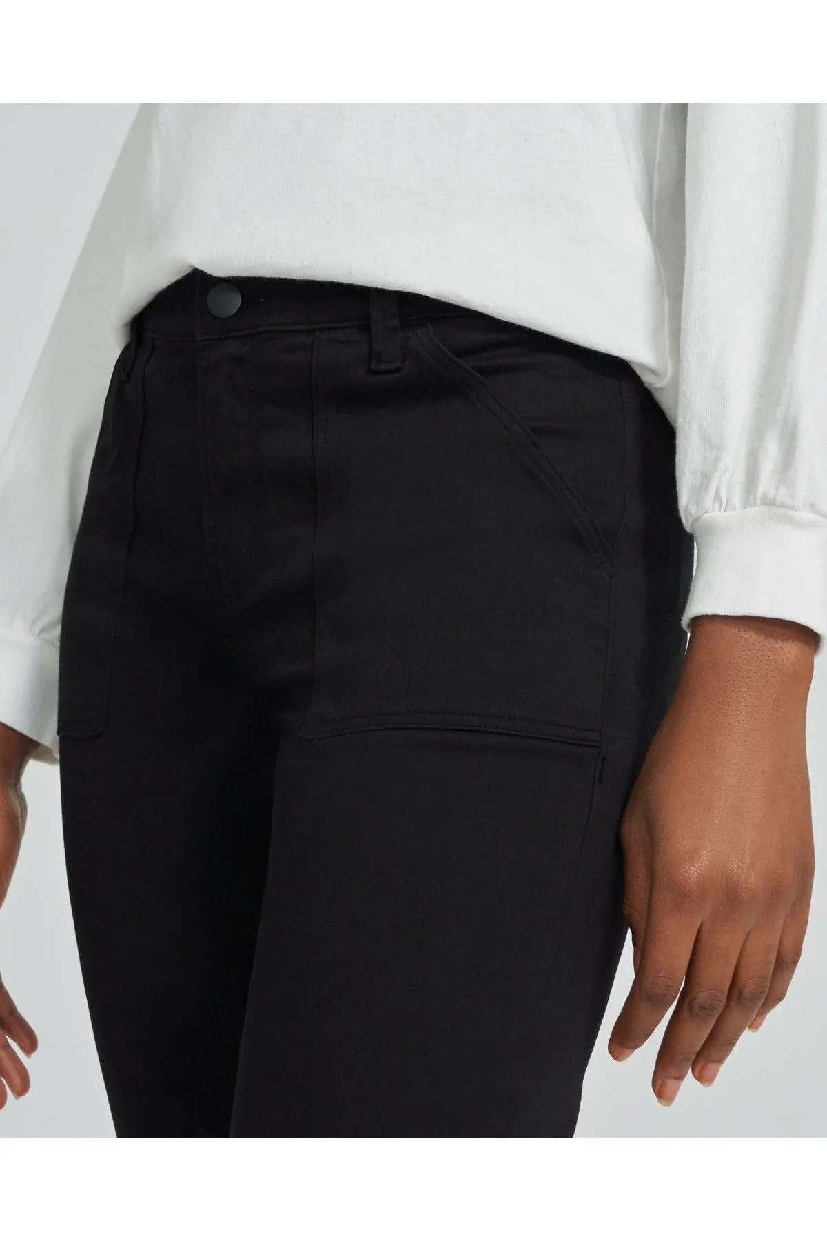 J Brand Arkin Zip Ankle Jogger - Black