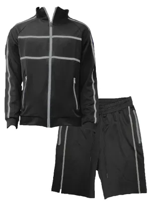 J Track Jacket and Short Set