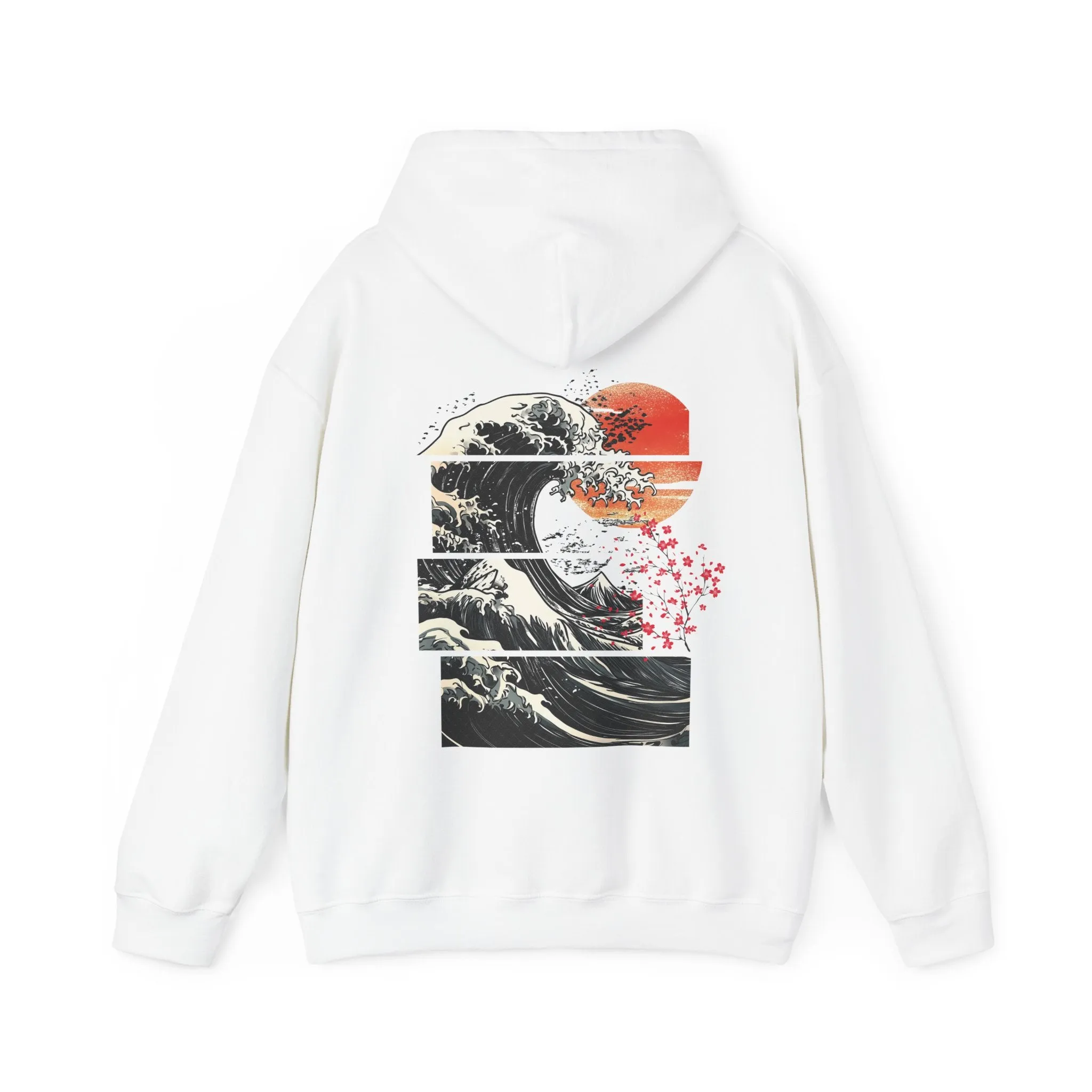 Japanese Hoodie, Japan Waves Hoodie, Kanagawa Waves Style, Great Waves Hoodie, Hokkaido Hoodie, Tokyo Hoodie, Japan Art Style Hoodie
