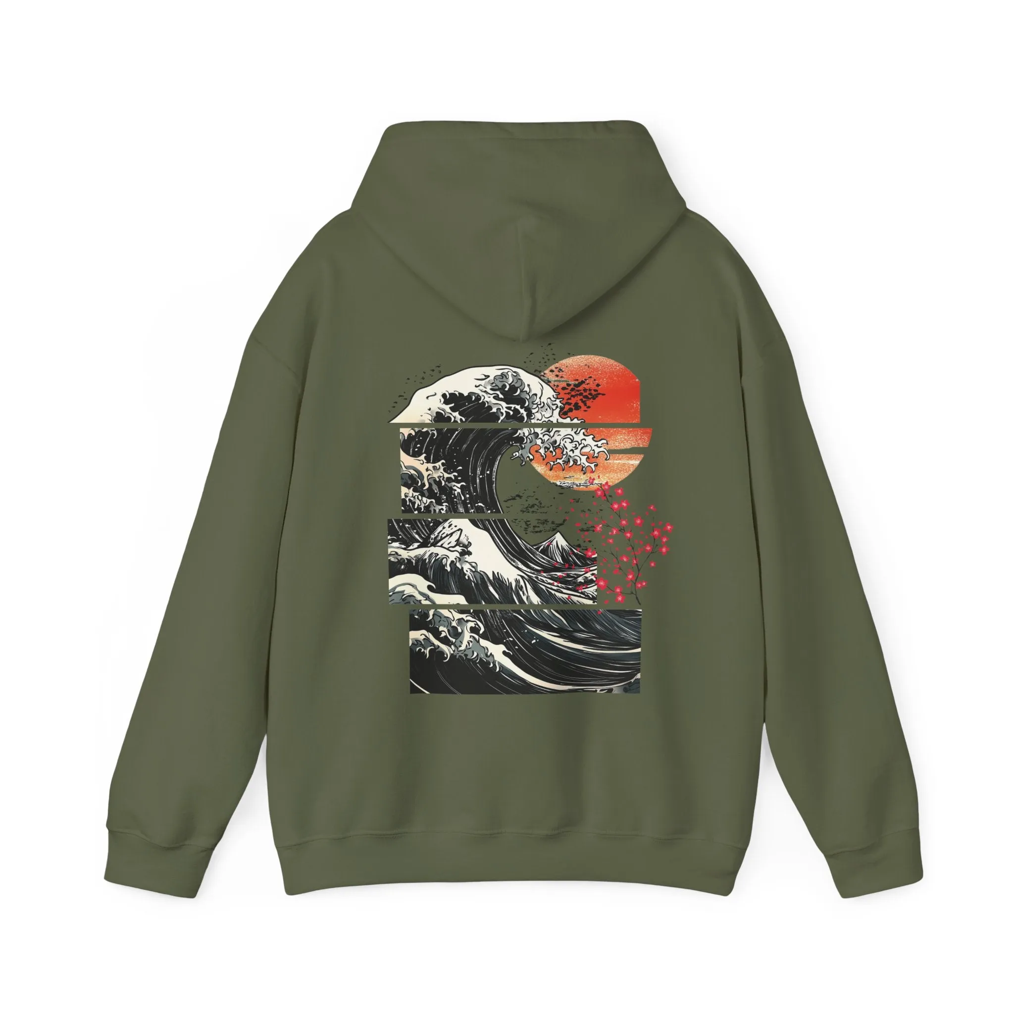 Japanese Hoodie, Japan Waves Hoodie, Kanagawa Waves Style, Great Waves Hoodie, Hokkaido Hoodie, Tokyo Hoodie, Japan Art Style Hoodie