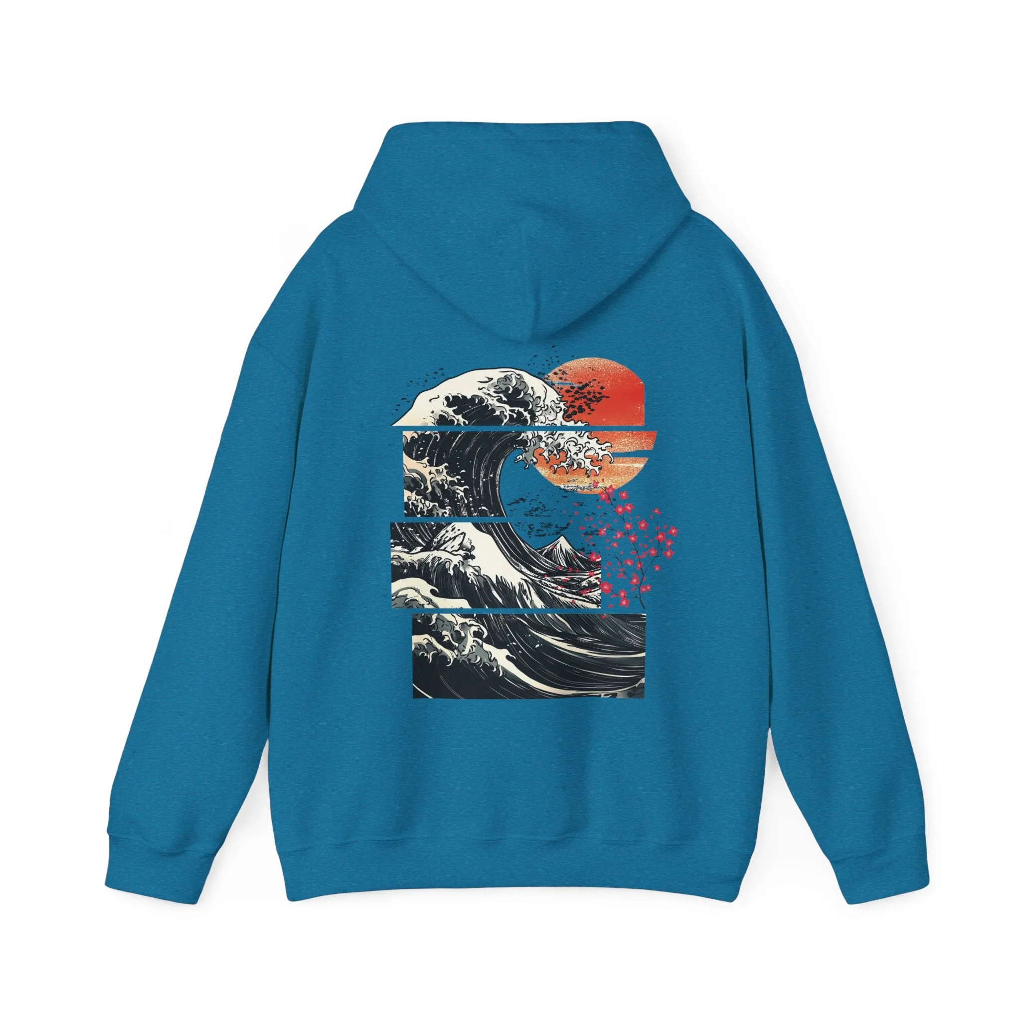 Japanese Hoodie, Japan Waves Hoodie, Kanagawa Waves Style, Great Waves Hoodie, Hokkaido Hoodie, Tokyo Hoodie, Japan Art Style Hoodie