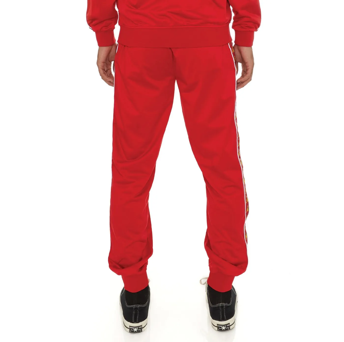 Kappa 222 BANDA CARAMBIE  TRACKSUIT Men’s - RED - YELLOW DK - BLUE DK - WHITE