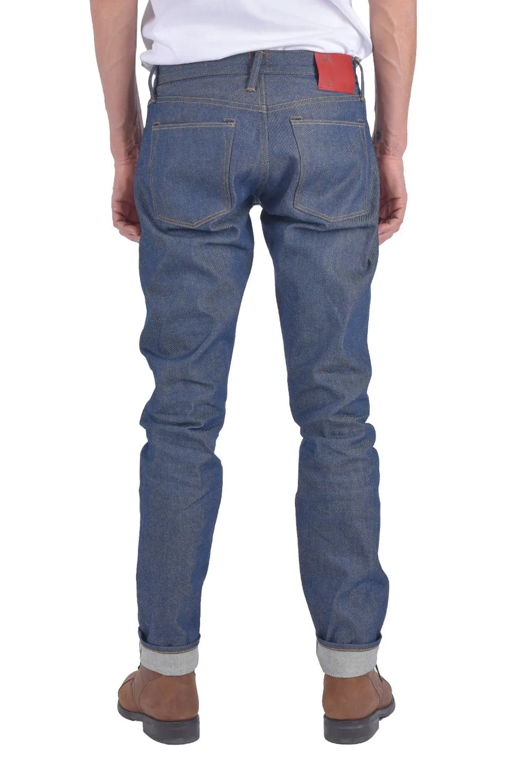 KATO - "The Pen" Slim 12.5oz Natural Slub - Indigo