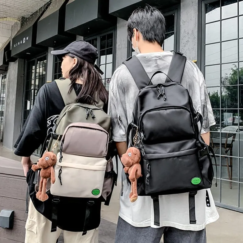 Kawaii Multi-pocket Nylon Backpack