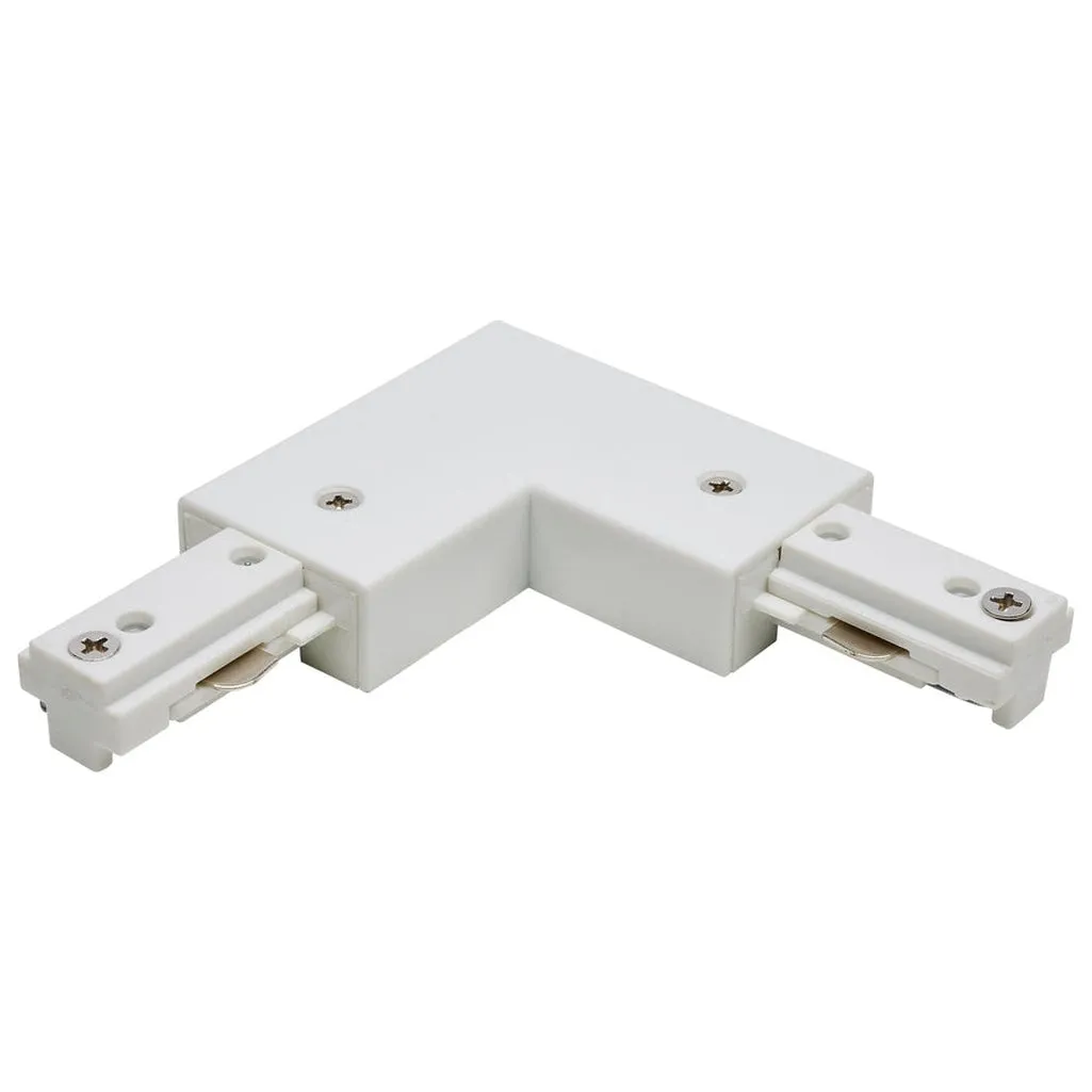 L CONNECTOR REV POLARITY WHITE