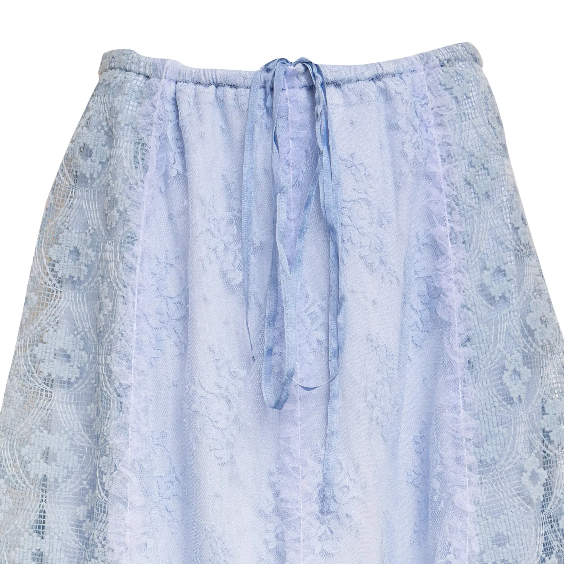 Lace Blue Skirt
