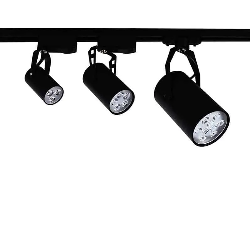 LED Tracklight Spotlight Pack (Includes 1m Track   3 Tracklight Units)