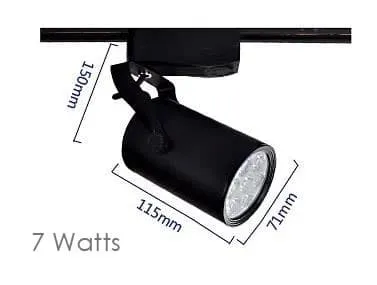 LED Tracklight Spotlight Pack (Includes 1m Track   3 Tracklight Units)