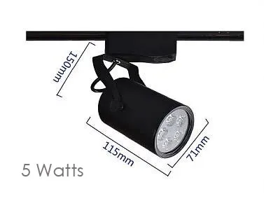LED Tracklight Spotlight Pack (Includes 1m Track   3 Tracklight Units)