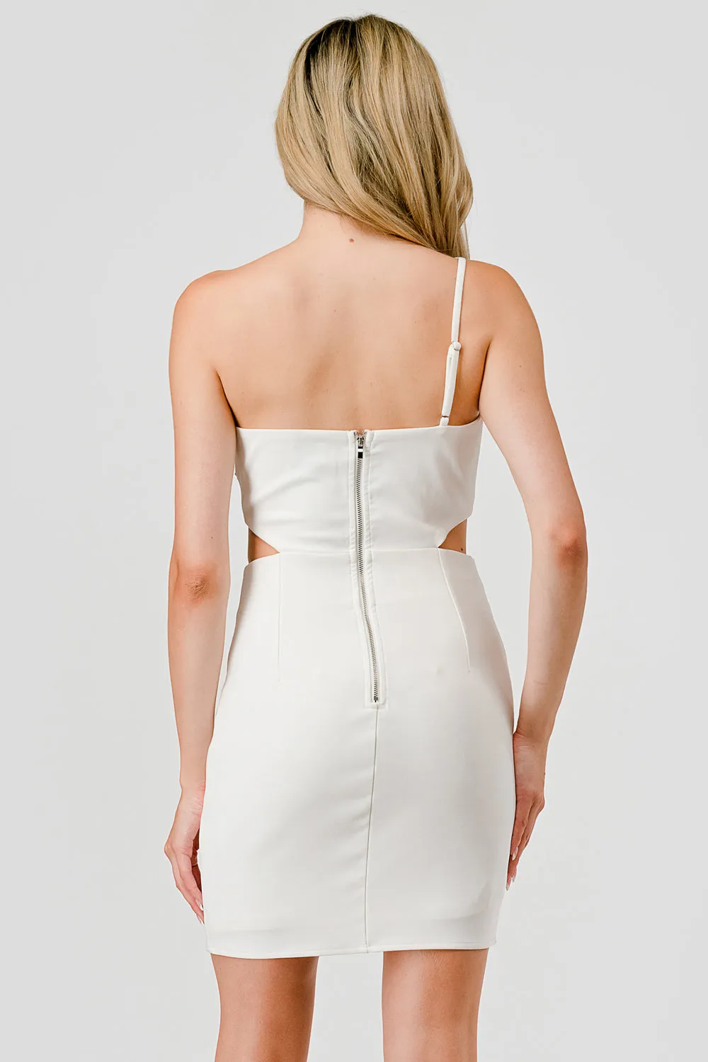 LUXE EMBELLISHED BUTTERFLY BODYCON MINI DRESS