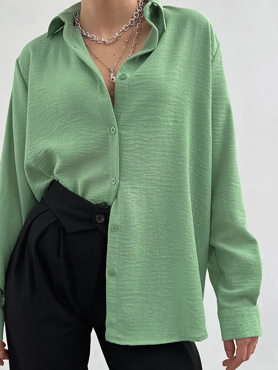 Minimalist Plain Blouse