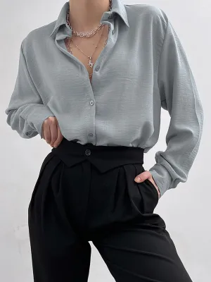 Minimalist Plain Blouse