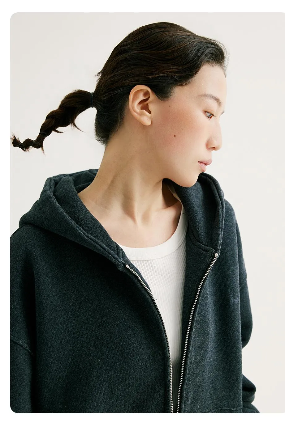 NORYBRAND ダブルジップスウェットPK NGA013