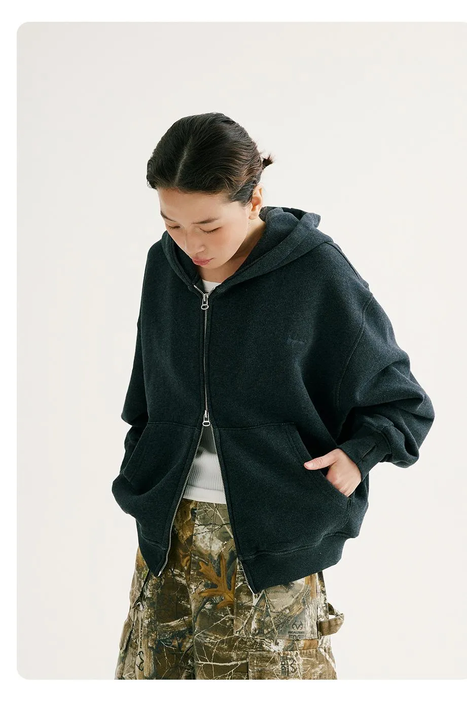 NORYBRAND ダブルジップスウェットPK NGA013